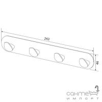 Набор крючков для полотенец AM.PM Inspire, A5035900