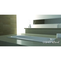 Сталева емальована ванна з ніжками Smavit Cassia 120 (сидяча)