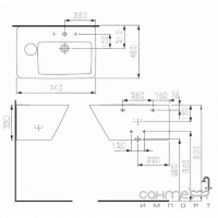 Раковина Laufen Alessi dot 1290.5 108