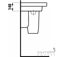 Раковина Laufen Mimo 1255.2