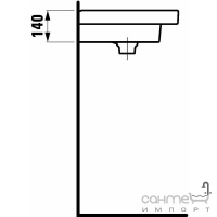 Раковина Laufen Mimo 1255.2