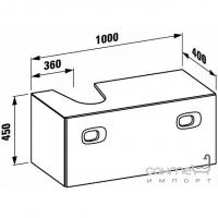 Шафка під раковину Laufen Mimo 3355.2 (кольоровий)