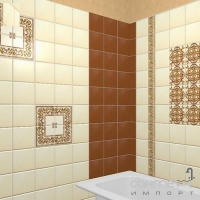 Плитка Kerama Marazzi B19795173 Декор vintage білий 1/4