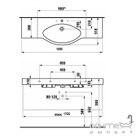 Раковина Laufen Palace 8.1170.8 (кольоровий)