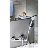 Змішувач для ванни, білий хром Webert Aria AI850102.844