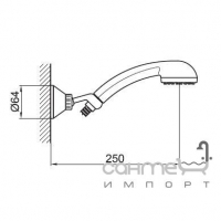 Душовий гарнітур Webert Rivoli AC0389.015