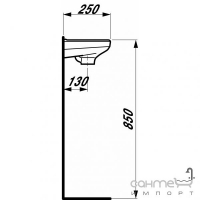 Мини-раковина Laufen Traisen 11193.3 (матовый)