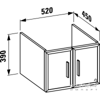 Шафка під раковину Laufen Case 7395.1