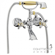 Змішувач для ванни, хром-золото Webert Armony AM720201.017