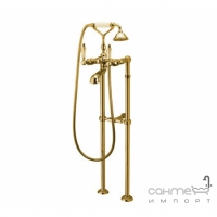 Смеситель для ванны напольный, золото Webert Dorian DO720801.010