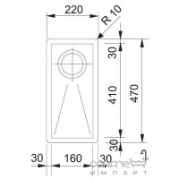 Кухонная мойка Franke Planar PPX 210-22 127.0050.484