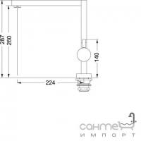 Смеситель для кухни Franke Planar Light с подсветкой хром 115.0045.945