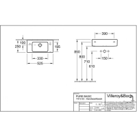 Раковина Villeroy&Boch Pure Basic 73135301