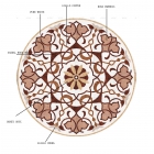 Китайская мозаика Панно 136631