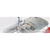 Кухонна мийка Ukinox Galant 1000.500 15 GW 8K L н/с декор оборотна