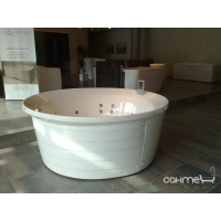Кругла гідро-аеромасажна ванна Aquator Leonardo Комбо (602)