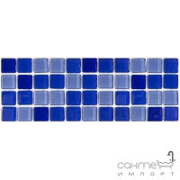 Мозаика Better Mosaic B-MOS TMS-055 MIX синий (23шт)