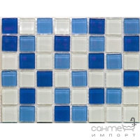 Мозаїка Better Mosaic B-MOS WF-01синій/білий мікс(23аркуші)