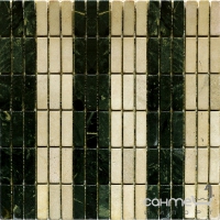Мозаїка Topwell Stone T-MOS S010 M069/M077 GREEN TR WHITE ONIX