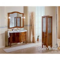 Комплект мебели Gallo Iris Decorato 110-S Avorio+Decor ID-110 с мраморной столешницей