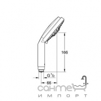 Ручний душ GROHE Rainshower Cosmopolitan EcoJoy 2875500E