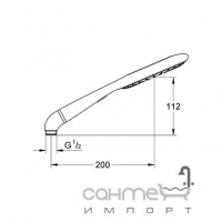 Ручний душ глиняний GROHE Rainshower Icon 27633000