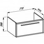 Шафка під раковину Laufen Case 7693.4