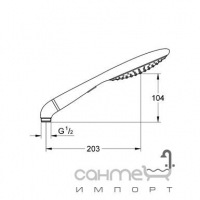 Ручной душ GROHE Rainshower Solo 27272000 