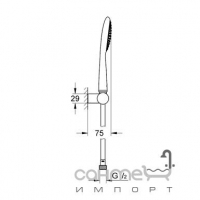 Душевой гарнитур GROHE Rainshower Solo 100 27346000 