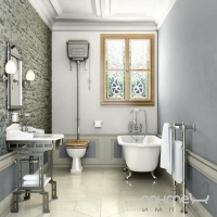 Дзеркало для ванної кімнати Burlington Georgian з рамою з білого алюмінію T42WHI