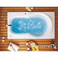 Гідромасажна прямокутна ванна 185х105 Sanitana Patricia Multijet Digital M85PTB