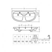 Раковина Rak Ceramics CLARA Semi Counter (белый)