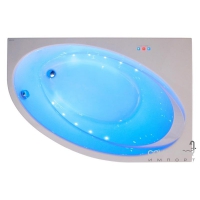 Гидромассажная асимметричная ванна 150х100 PoolSpa Orbita EFFECTS PHAO4..SELC0000 левая