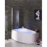Гідромасажна асиметрична ванна 150х105 PoolSpa Mistral TITANIUM PHA6C..STTC0000 права