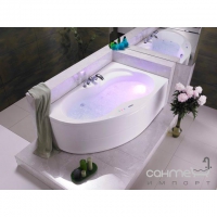 Гідромасажна асиметрична ванна 170х105 PoolSpa Mistral SILVER 2 NAVI PHA4T..SN2C0000 права