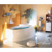 Гідромасажна асиметрична ванна 160х90 PoolSpa Nimfa EFFECTS PHA10..SELC0000 права