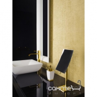 Зеркало настольное, поворотное, увеличивающее Gessi Mimi 33388/080 Золото CCP 