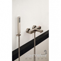 Змішувач термостатичний для ванни Gessi Rettangolo Shower 20111 Білий XL та Чорний XL