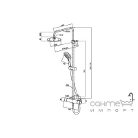 Душевая система AM.PM Serenity ShowerSpot F0740000