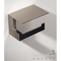 Настенный держатель для туалетной бумаги с крышкой Gessi Rettangolo 20849/031 Хром 