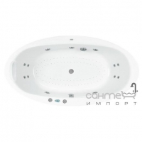 Гідромасажна овальна ванна 204x103 PoolSpa Aura PLATINUM PHRVO..SPLC0929