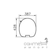 Кришка для біде VitrA Istanbul з функцією Soft-close 67-070-109 чорна