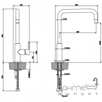 Змішувач для кухні Gessi Oxygene 17025/149 Finox