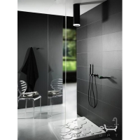 Верхний душ с белой подсветкой Bonomi Showers 112600 Матовый Никель, Черный, Золото