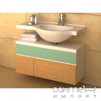 Комплект меблів для ванної кімнати CRW GSP9102 пісочний