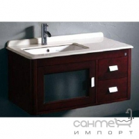 Комплект меблів для ванної кімнати CRW GSP3110 бордовий