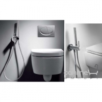 Гігієнічний душ і важіль для біде/туалету, що вбудовується, монтаж для гіпсових панелей Tres Max-Tres 1.34.122 Хром