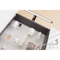 Зеркальный шкаф со светильником Kolpa-san Iman TOI 80 (белый, антрацит)