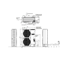 Інверторна мультиспліт система (зовнішній блок) Mitsubishi Electric MXZ-8B140VA