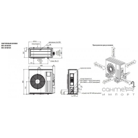 Сплит система Mitsubishi Electric (наружный блок) MUH-GD 80VB
